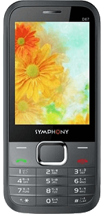 Symphony-D67 button featured phone