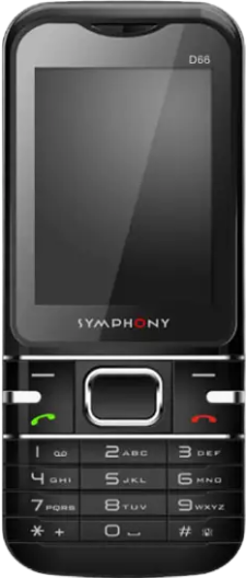 Symphony-D66 button featured phone